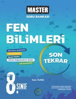 8. Sınıf Master Son Tekrar Fen Bilimleri Soru Bankası
